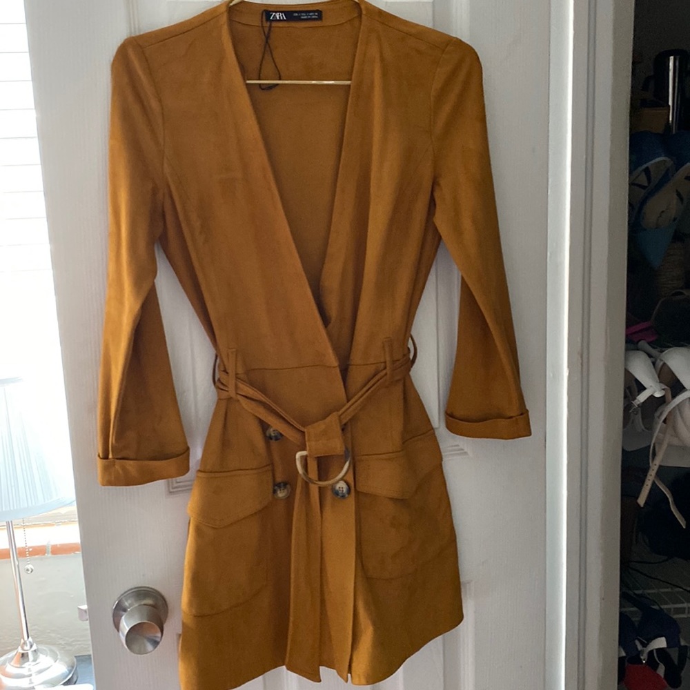 Zara camel short  jumpsuit